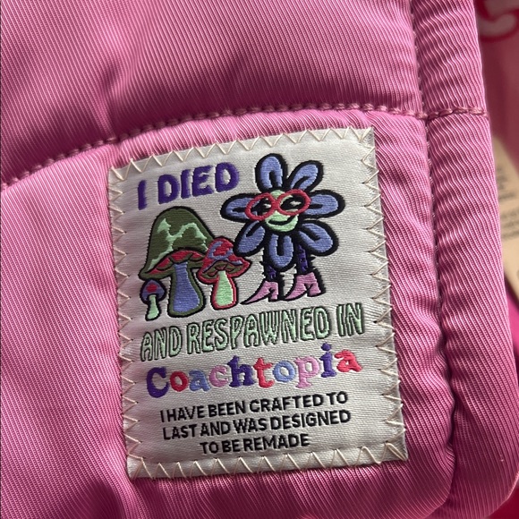 Pink mini loop tote - Picture 4 of 10